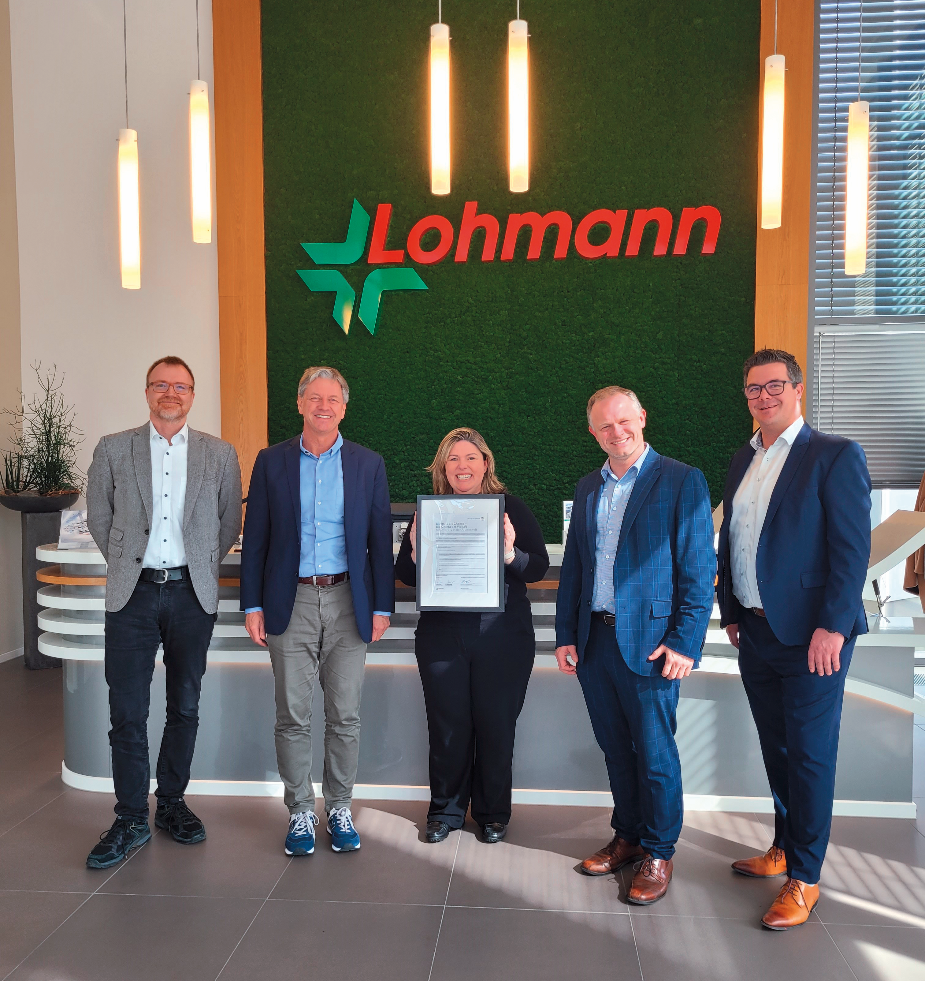 Lohmann signs the Diversity Charter 
